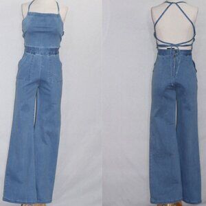 Denim Cotton Jumpsuit (XS)